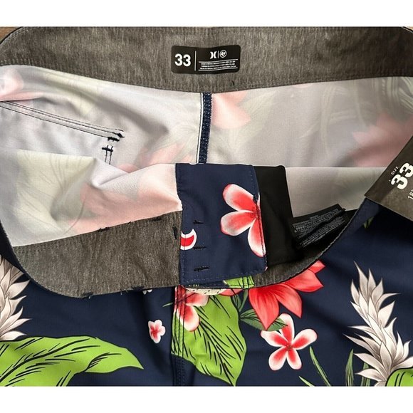 Boston Red Sox MLB Floral 47 Brand Hurley Phantom Shorts Mens Size 30‎ NWT - Picture 7 of 7